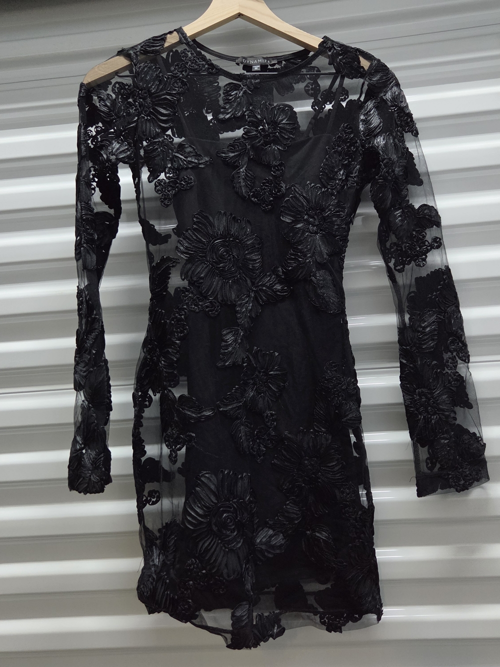 Dynamite Floral Lace Mini Dress